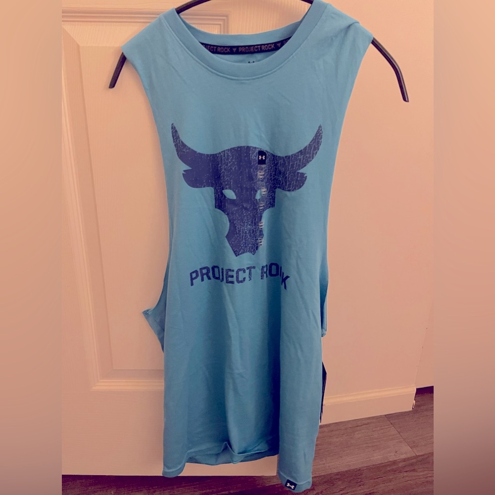 Underarmour Project Rock NWT Tank Top Blue M